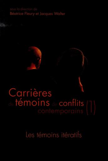 Couverture du livre « Questions de communication, série actes 20 / 2013 : Carrières de témoins de conflits contemporains (1). Les témoins itératifs » de Wa Fleury Beatrice aux éditions Pu De Nancy