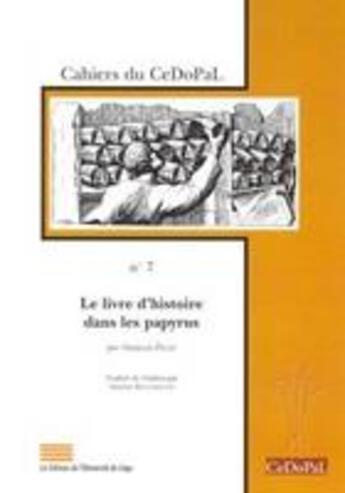 Couverture du livre « Le livre d'histoire dans les papyrus » de Natascia Pelle aux éditions Pulg