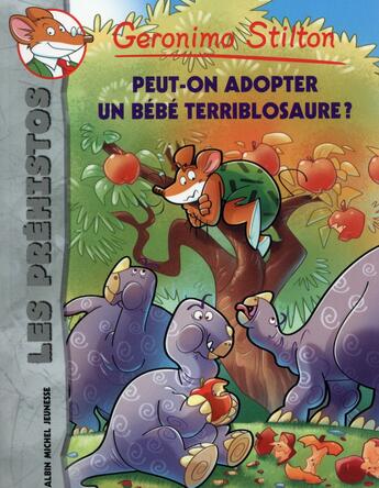 Couverture du livre « Les préhistos Tome 8 » de Geronimo Stilton aux éditions Albin Michel