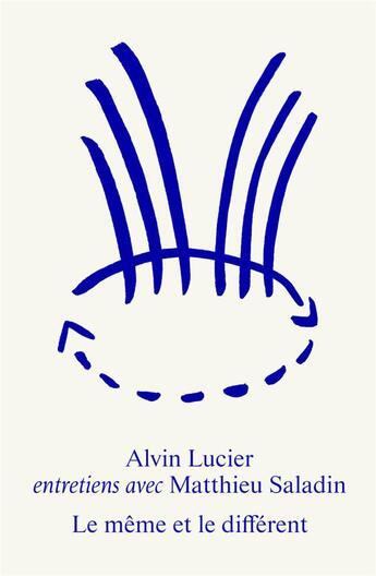 Couverture du livre « Le même et le différent. Alvin Lucier : entretiens avec Matthieu Saladin » de Matthieu Saladin et Alvin Lucier aux éditions Editions Mf