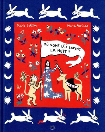 Couverture du livre « Album dame à la licorne Cluny : où vont les lapins la nuit ? » de Marie Sellier et Assenat Marie aux éditions Reunion Des Musees Nationaux