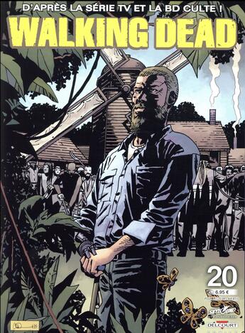 Couverture du livre « Walking dead magazine N.20B ; l'heure de la guerre » de  aux éditions Delcourt