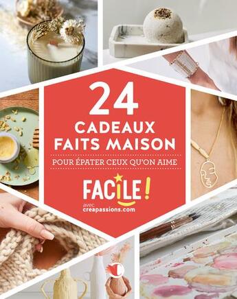 Couverture du livre « 24 cadeaux faits maisons » de  aux éditions Creapassions.com