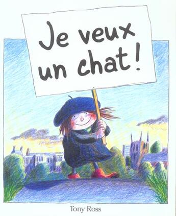 Couverture du livre « Je veux un chat » de Ross Tony aux éditions Mijade