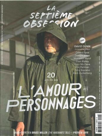 Couverture du livre « La septieme obsession n 20 l'amour des personnages - janvier/fevrier 2019 » de  aux éditions La Septieme Obsession