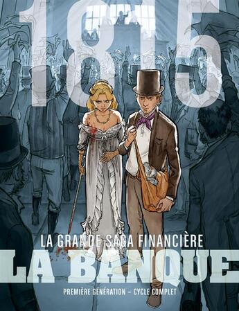 Couverture du livre « La banque ; COFFRET VOL.1 ; T.1 ET T.2 ; première génération ; cycle complet » de Pierre Boisserie et Philippe Guillaume et Julien Maffre aux éditions Dargaud