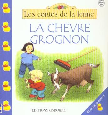 Couverture du livre « La Chevre Grognon » de Heather Amery aux éditions Usborne