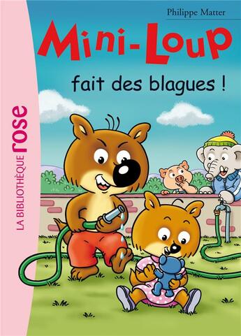 Couverture du livre « Mini-Loup Tome 20 : Mini-loup fait des blagues ! » de Philippe Matter aux éditions Hachette Jeunesse