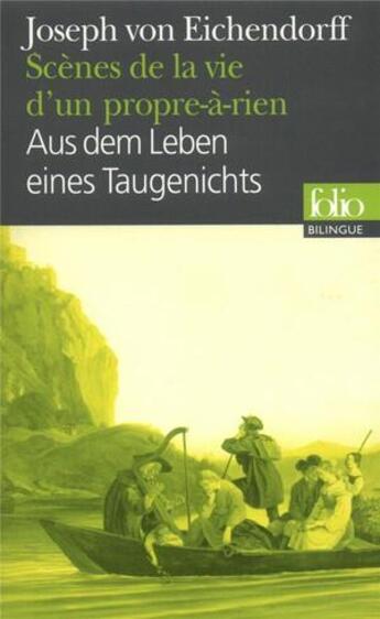 Couverture du livre « Scènes de la vie d'un propre-à-rien / Aus Dem Leben eines Taugenichts » de Joseph Von Eichendorff aux éditions Folio