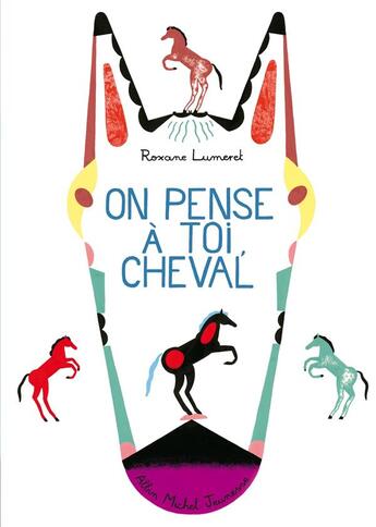 Couverture du livre « On pense à toi, cheval ! » de Roxane Lumeret aux éditions Albin Michel Jeunesse