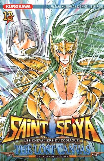 Couverture du livre « Saint Seiya - the lost Canvas ; la légende d'Hadès Tome 13 » de Masami Kurumada et Shiori Teshirogi aux éditions Kurokawa