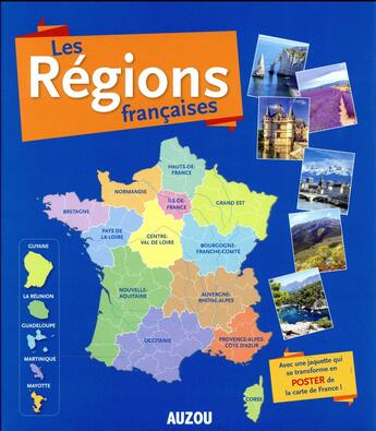 Couverture du livre « Les régions françaises » de Sabine Elissee et Elise Catros aux éditions Philippe Auzou