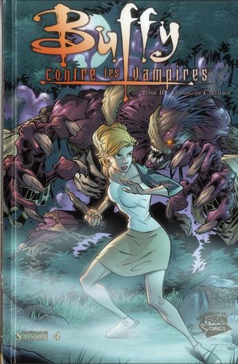 Couverture du livre « Buffy contre les vampires : Intégrale vol.10 : saison 4 ; le sang de Carthage » de Cliff Richards et Christopher Golden aux éditions Panini