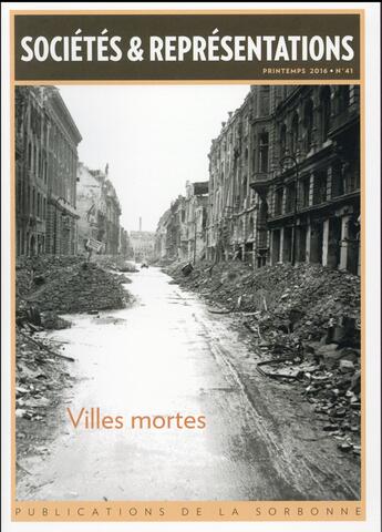 Couverture du livre « Villes mortes » de Le Pajolec aux éditions Pu De Paris-sorbonne