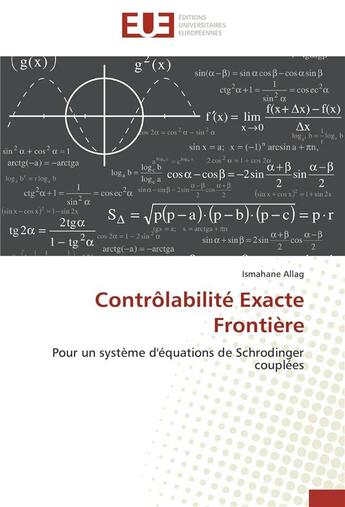 Couverture du livre « Controlabilite exacte frontiere » de Allag-I aux éditions Editions Universitaires Europeennes