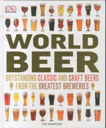 Couverture du livre « WORLD BEER » de Tim Hampson aux éditions Dorling Kindersley Uk