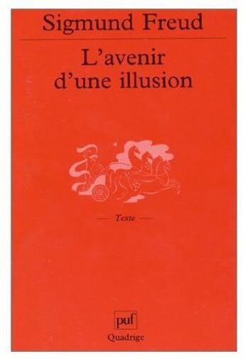 Couverture du livre « L'avenir d'une illusion (5e ed) » de Sigmund Freud aux éditions Puf