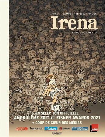 Couverture du livre « Irena : l'ange du ghetto » de Jean-David Morvan et Severine Trefouel et David Evrard aux éditions Glenat