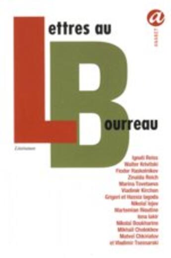 Couverture du livre « Lettres au bourreau » de  aux éditions Anabet