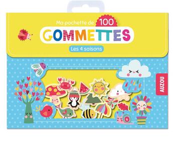 Couverture du livre « 100 gommettes les saisons » de Inga Wilmink aux éditions Philippe Auzou