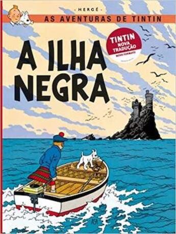 Couverture du livre « L'ile noire (portugais ne 2011) » de Herge aux éditions Casterman