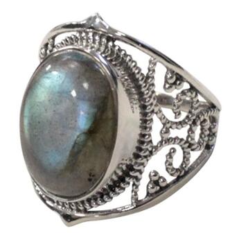 Couverture du livre « Bague labradorite argent 925 kanti t53 » de  aux éditions Dg-exodif