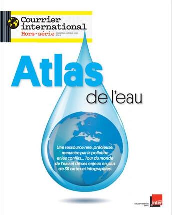 Couverture du livre « Courrier international hs n 78 - atlas de l'eau - aout 2020 » de  aux éditions Courrier International