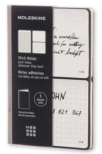 Couverture du livre « Notes adhesives » de Moleskine aux éditions Moleskine