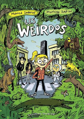 Couverture du livre « Les Weirdos » de Mathieu Sapin et Monica Sabolo aux éditions Gallimard-jeunesse