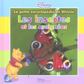 Couverture du livre « La petite encyclopédie de Winnie ; les insectes et les araignées » de Disney aux éditions Disney Hachette