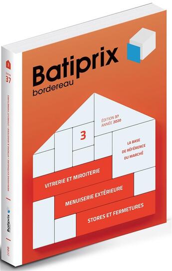 Couverture du livre « Volume 3 batiprix 2020 - la base reference du marche » de Groupe Moniteur aux éditions Groupe Moniteur