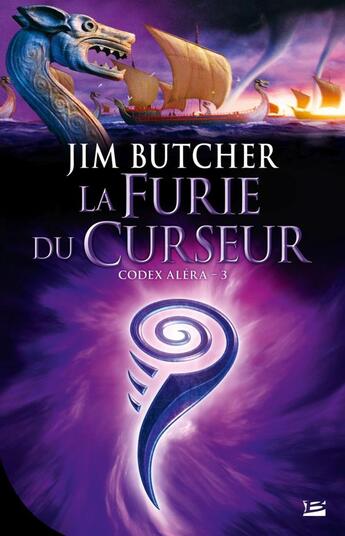 Couverture du livre « Codex Aléra Tome 3 : la furie du curseur » de Jim Butcher aux éditions Bragelonne