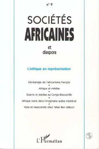 Couverture du livre « L 'Afrique en représentation » de Babacar Sall aux éditions L'harmattan