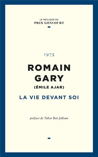 Couverture du livre « La vie devant soi » de Emile Ajar aux éditions Societe Du Figaro