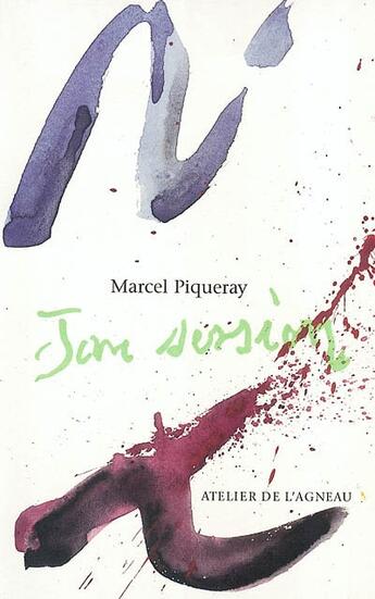 Couverture du livre « Jam session, textes et documents inédits » de Marcel Piqueray aux éditions Atelier De L'agneau