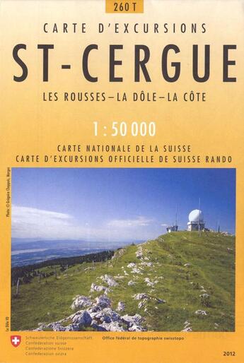 Couverture du livre « St cergue pedestre les rousses - la dole - la cote » de  aux éditions Ofts