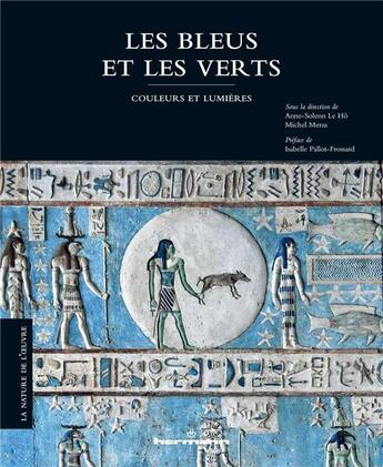 Couverture du livre « Les bleus et les verts : couleurs et lumières » de Michel Menu et Anne-Solenn Le Ho aux éditions Hermann