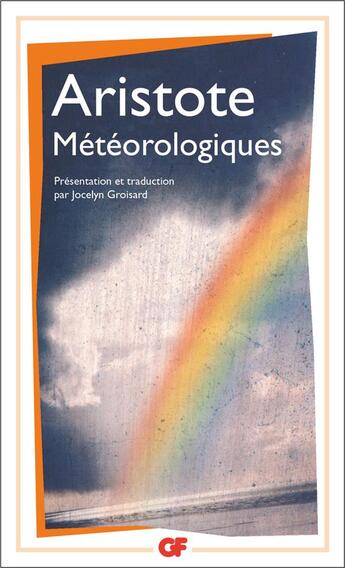 Couverture du livre « Météorologiques » de Aristote aux éditions Flammarion