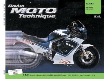 Couverture du livre « Rmt 66 suzuki gsx r 1100 » de Etai aux éditions Etai