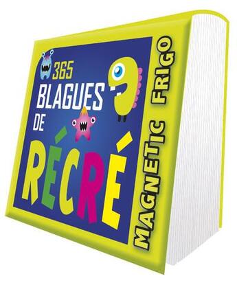 Couverture du livre « Magnetic frigo 365 blagues de récré (édition 2021) » de  aux éditions Hugo Image