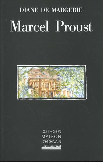 Couverture du livre « Marcel proust » de Diane De Margerie aux éditions La Simarre