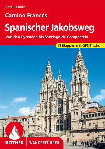 Couverture du livre « Spanischer jakobsweg » de Cordula Rabe aux éditions Rother