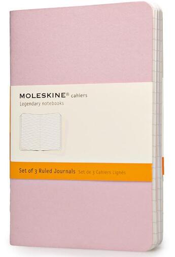 Couverture du livre « Cahier pastel set de 3 poche ligné » de Moleskine aux éditions Moleskine Papet