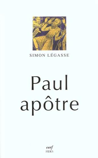 Couverture du livre « Paul apôtre » de Legasse S aux éditions Cerf