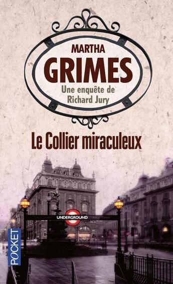 Couverture du livre « Le collier miraculeux » de Martha Grimes aux éditions Pocket