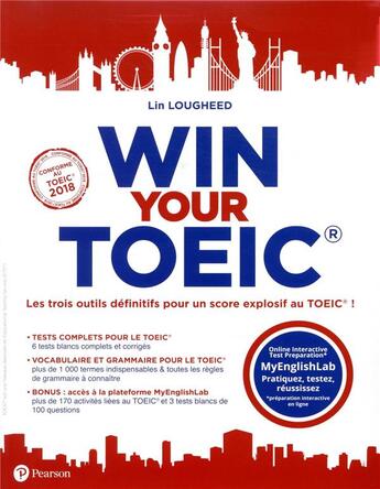 Couverture du livre « Win your TOEIC® ; coffret » de Lin Lougheed aux éditions Pearson