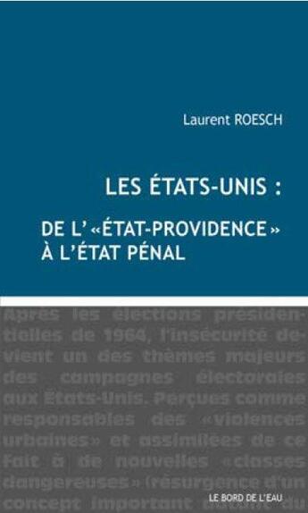 Couverture du livre « Les Etats-Unis : de l'