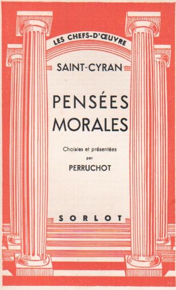 Couverture du livre « Pensées morales » de Saint-Cyran aux éditions Nel