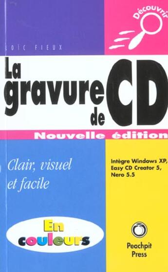 Couverture du livre « La Gravure De Cd » de Loic Fieux aux éditions Peachpit Press