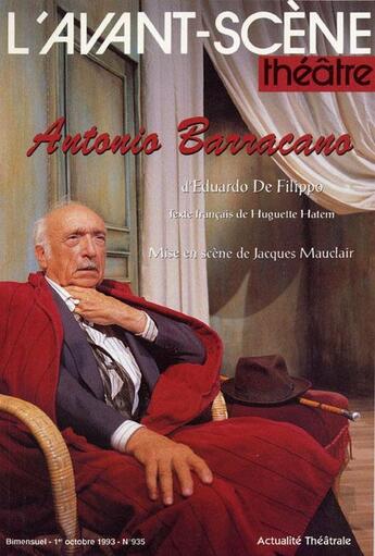 Couverture du livre « Antonio barracano » de Eduardo De Filippo aux éditions Avant-scene Theatre